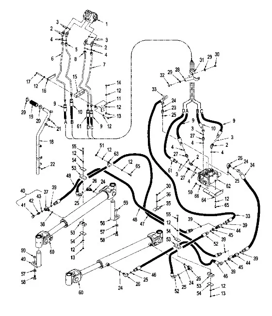87439172 - Шланг гидравлический рулевой системы T9/St.